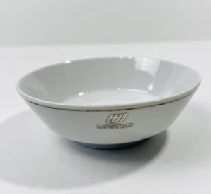 United Airelines UAL China Bowl Wessco BO-797 5 1/8" Platinum Trim (1) - Picture 1 of 6
