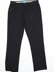 Slazenger Mens Black Polyester Trousers Size 30 L30 in Regular