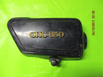 YAMAHA XS650 LADO DERECHO CARROCERÍA CUBIERTA PANEL ACERO OEM BONITO XS 650 RT Foto 1 de 2