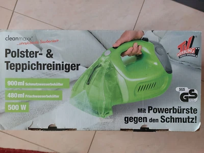 Polster und Teppichreiniger Cleanmaxx + zusätzliches Teppichshamppset - Bild 1 von 4