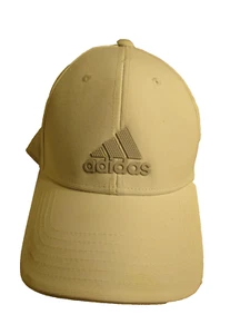 Adidas 3 Stripes Logo Strapback Hat White One Size Adjustable- - Picture 1 of 4