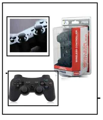 Telecomando wireless COMPATIBILE CON controller PlayStation 3 PS3 - Immagine 1 di 4