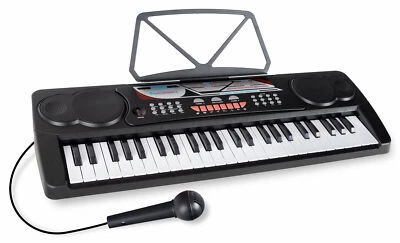 MCGREY Klasse 49 Tasten Keyboard für kleine Keyboard Einsteiger mit Sounds und Mikro