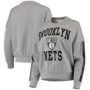 Brooklyn Nets NBA Touch Stadium Women's Lightweight Crewneck Sweatshirt - Picture 1 of 9