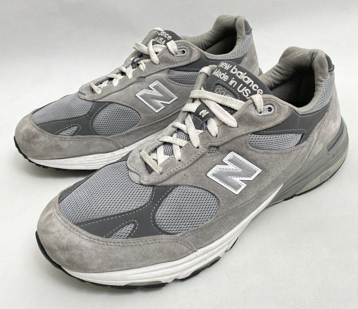 New Balance 993 Made in USA 4E Wide Grey White for Sale 