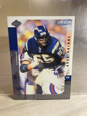 1999 Collectors Edge Supreme #108 Junior Seau  Chargers Football Card H 309 - Image 1 of 2