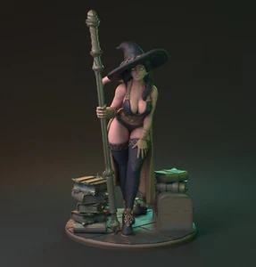 Encantador Hexe Miniatura Mística Hechicera Figura para Ttrpg's Como D&d - Bild 1 von 14