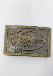 Dan Wesson Arms Proud Tradition of Firearms USA Brass Belt Buckle FREE SHIP! - Picture 1 of 2