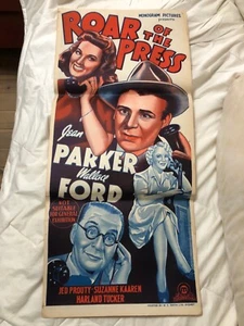 Roar of the Press Original Daybill / Insert Cinema Movie poster 1940s - Picture 1 of 1