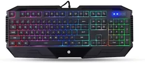 HP Gaming Keyboard K110 Wired 4 Colors RGB Lighting Effects (SPANISH) - Picture 1 of 4
