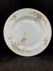Plato de cena Royal Bavarian Hutschenreuther Selb floral de 10,25" con borde dorado - Imagen 1 de 8