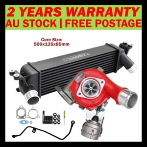GEN1 High Flow Turbo+85mm Intercooler+Oil Feed Pipe For Hyundai iMax D4CB 2.5L - Picture 1 of 14