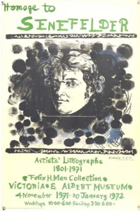 Graham Sutherland "Hommage an Seinfelder" Victoria & Albert Ausstellungsplakat 197 - Bild 1 von 1