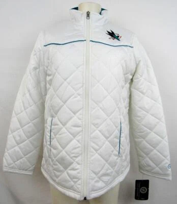 Chaqueta acolchada ligera San Jose Sharks para mujer talla pequeña B1 975 Foto 1 de 4