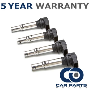 4X FOR VOLKSWAGEN GOLF MK5 1.4 GT TSI 170 (2006-2008) IGNITION COIL PACKS PENCIL - Picture 1 of 2