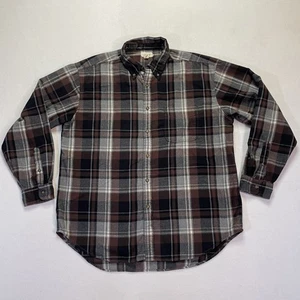 Vintage J Crew Hemd Herren Large Ruderer kariert Flanell Button Down Freizeit - Bild 1 von 12