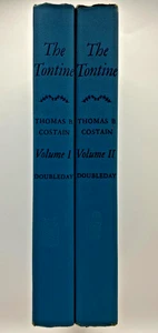 The Tontine Thomas B. Costain 2 Vol Set 1955 HC Doubleday Illustrated VG - Imagen 1 de 5