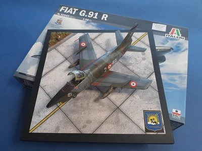 1:48 ITALERI Fiat G.91 R diorama base ( basetta cm. 25x25x1 ) - Immagine 1 di 4