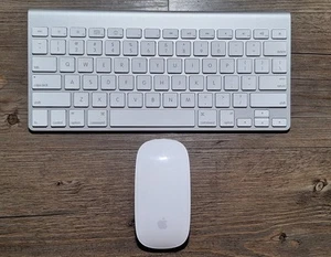 Apple Mac Wireless Keyboard (A1314) and Magic Mouse (A1296) Combo /used - Picture 1 of 14