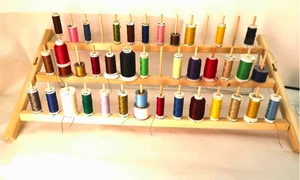 Smart Rack Thread Spool Holder NOS 42-Pin Sewing Organizer - Picture 1 of 4