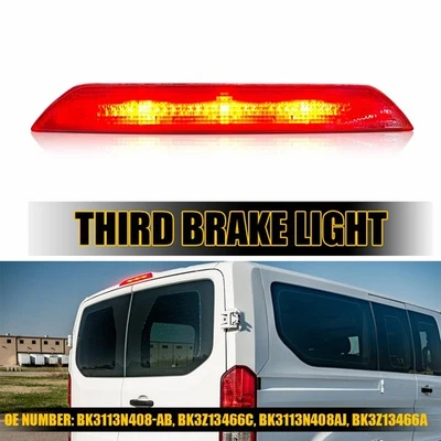 Tercera luz de freno central trasera de montaje alto para Ford Transit 150 250 350 Foto 1 de 4