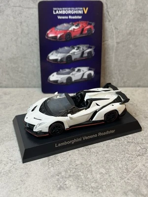 Kyosho 1/64 Lamborghini Veneno Roadster Metallic White Collection 6 Foto 1 de 4