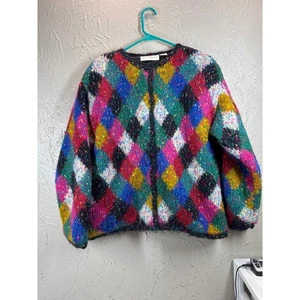 Suéter Cárdigan Jane's Closet Mezcla Lana Mohair Abotonada Talla Mediana - Imagen 1 de 4