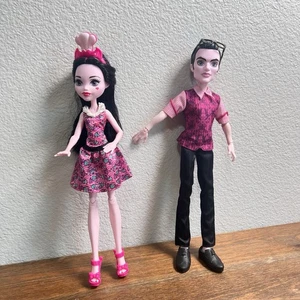 "Juego de cocina Monster High Draculaura muñecas de 12""". Draculura y padre. Mattel - Imagen 1 de 8