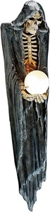 Design Toscano Grim Reaper Illuminated Wall Sculpture With Light - Picture 1 of 14