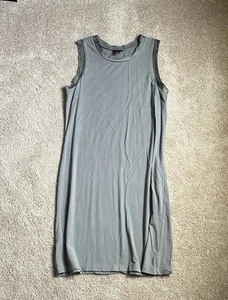Ann Taylor Gray Sleeveless Knee Length Shift Dress. Size Medium - Picture 1 of 7