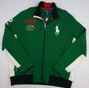 Polo Ralph Lauren Offshore Race Mexico Zip Jacke Selten Neu mit Etikett XXL RL Vintage Sport - Bild 1 von 12
