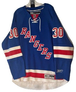 New York Rangers Henrik Lundqvist Jersey Reebok Authentic Size XL Pre-Owned - Picture 1 of 7