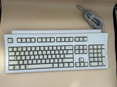 HP Hewlett Packard Keyboard PS/2 C3758-60201 C3758A Clicky White- TESTED WORKS - Image 1 of 4
