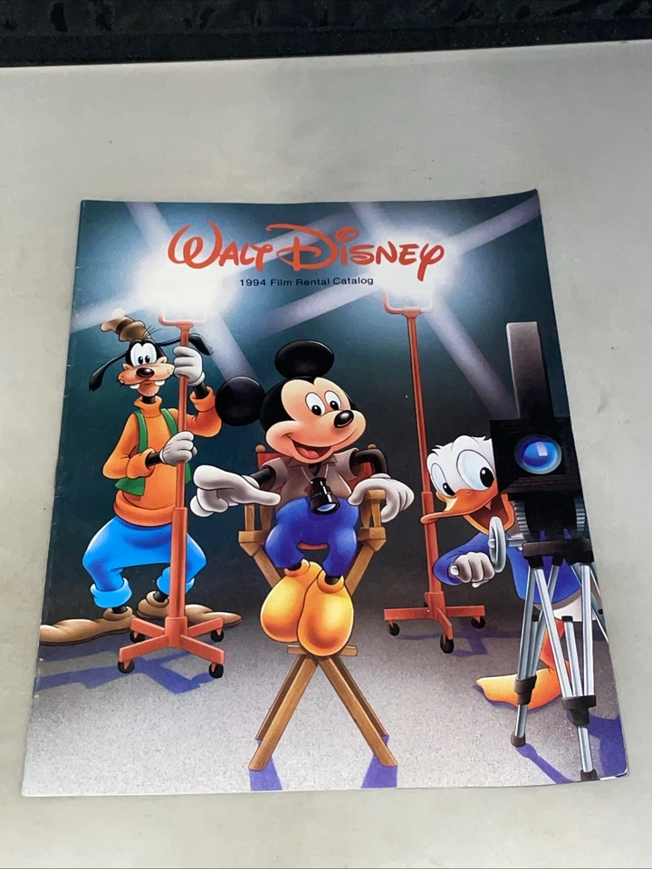 Vintage Disney Movies Film Rental Catalog 1994 Collectible Book Walt Disney - Image 1 of 1