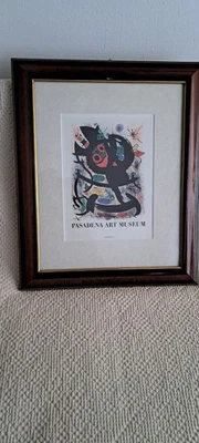 Pasadena Art Museum,  original Vintage Poster  / Plakat von Joan Miro,... - Bild 1 von 4