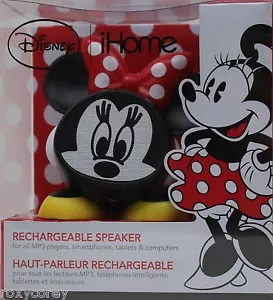 iHome Disney Minnie Mouse Rechargeable Speaker for MP3 Player Smartphones NIB - Picture 1 of 2