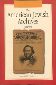 The American Jewish Archives Journal Vol. LIX 2007 Nos. 1 & 2. Like New! - Picture 1 of 1