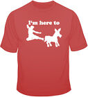 I'm Here To Kick Some Ass T Shirt  You Choose Style, Size, Color 10538