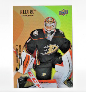 2022-23 Allure Color Flow Orange/Yellow Lukas Dostal Ducks C-696
