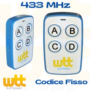 TELECOMANDO RADIOCOMANDO 433MHz COMPATIBILE CON FADINI 433 2M, Astro43_2m - Foto 1 di 5