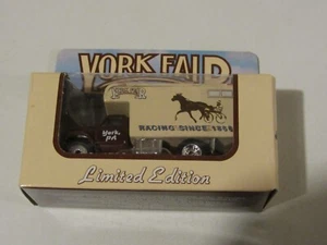 Matchbox York Fair 1996 furgone da corsa cavalli nuovo - Foto 1 di 2