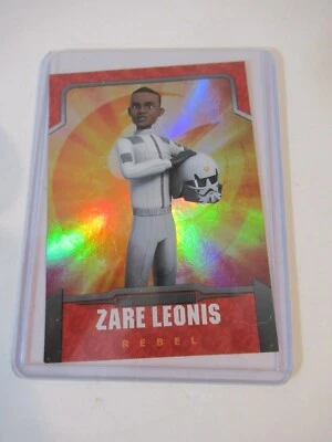 2015 Topps Star Wars Rebels #18 Zare Leonis Rebel Rookie RC Refractor/Foil - Image 1 of 4