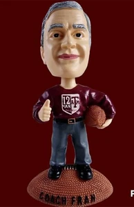 Head Coach Fran Bobblehead Texas A&M Bobble Head 2003. Nuevo en caja - Imagen 1 de 3