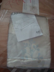 Copridivano IKEA KARLSTAD per divano letto trasformabile divano Gronvik blu verde - Foto 1 di 13