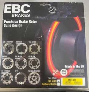 EBC Precision Brake Rotor Solid Design MD1016 Full Circle MIT ABE Brand New - Picture 1 of 6