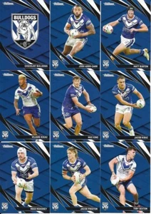 2024 Nrl Traders Titanium Base Set - BULLDOGS (9 Cards)  - Picture 1 of 4