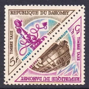 EBS Dahomey 1967 - Telephone - Diesel Rail Car - DY T 41-42 - MNH** (P8 - Picture 1 of 1