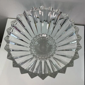 ROSENTHAL Classic Blossom 9.5" Crystal Centerpiece Bowl Germany 1980'S - Picture 1 of 12