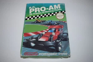 RC Pro-AM Nintendo NES Video Game Cart and Box - Picture 1 of 4