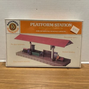 Bachmann Plasticville Platform Station 45194 HO Scale Model Kit New In Box - Picture 1 of 4